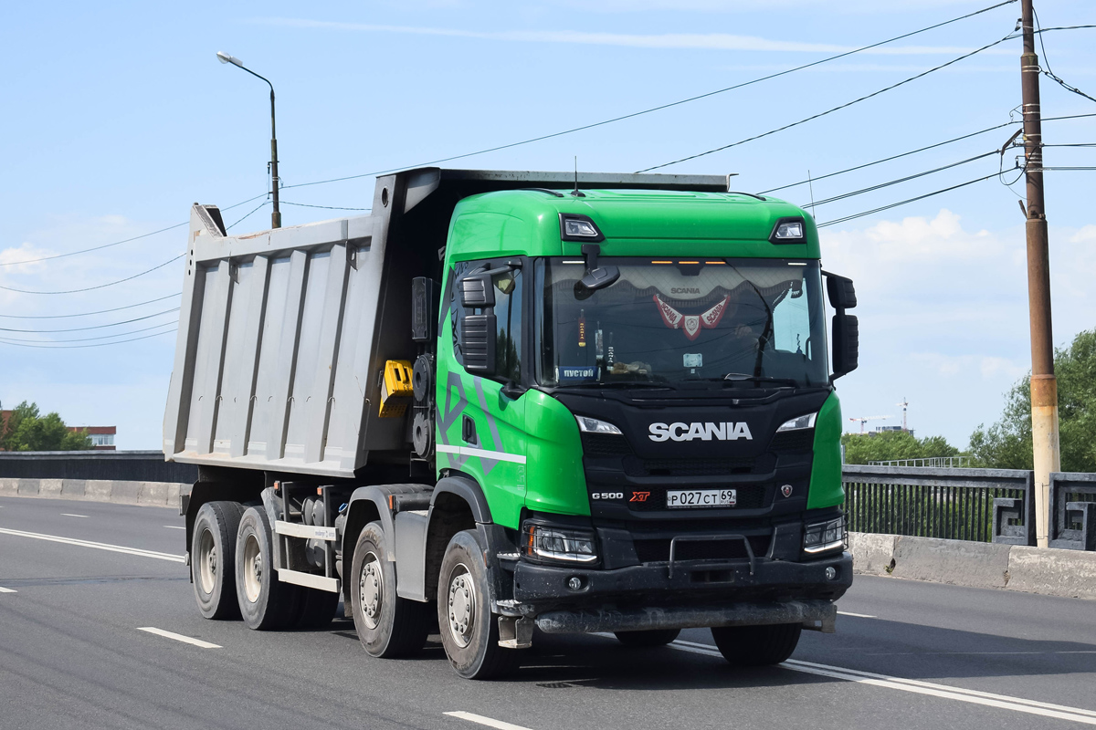 Тверская область, № Р 027 СТ 69 — Scania ('2016) G500