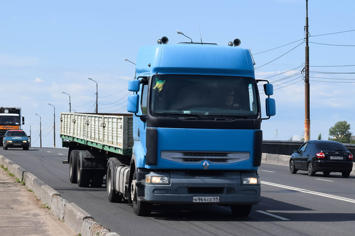 Тверская область, № Н 964 СЕ 69 — Renault Premium ('1996)