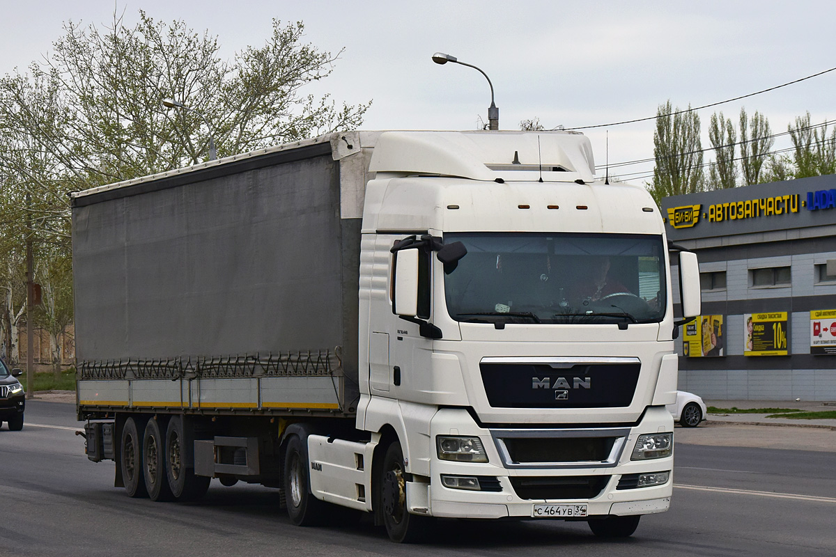 Волгоградская область, № С 464 УВ 34 — MAN TGX ('2007) 18.440