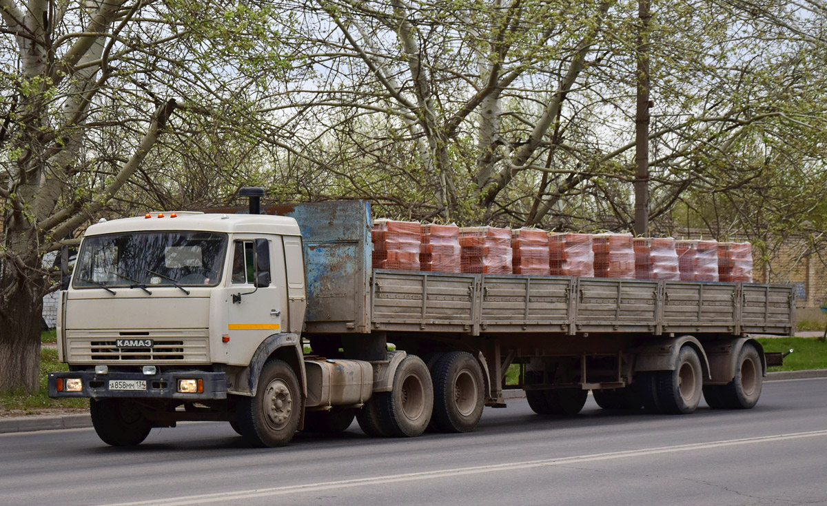 Волгоградская область, № А 858 ММ 134 — КамАЗ-54115-13 [54115N]