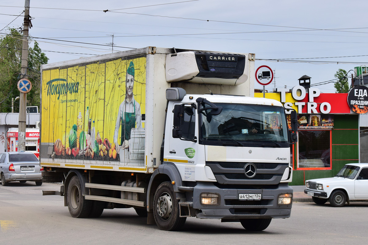 Волгоградская область, № А 412 МС 134 — Mercedes-Benz Axor 1823