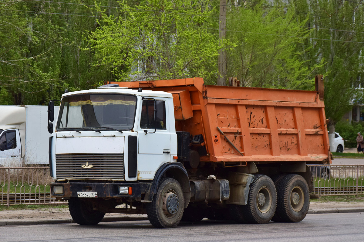 Астраханская область, № А 468 УС 134 — МАЗ-551605