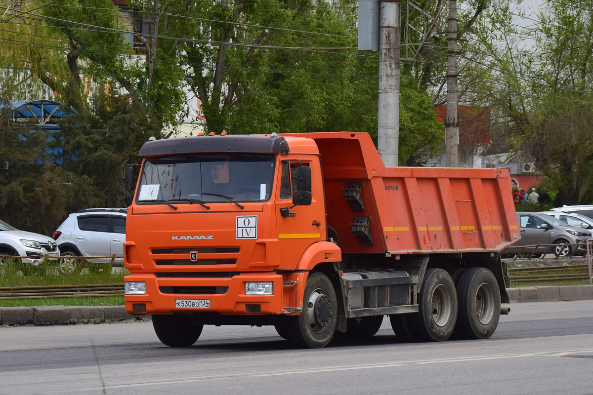 Волгоградская область, № К 530 ВО 134 — КамАЗ-65115-50