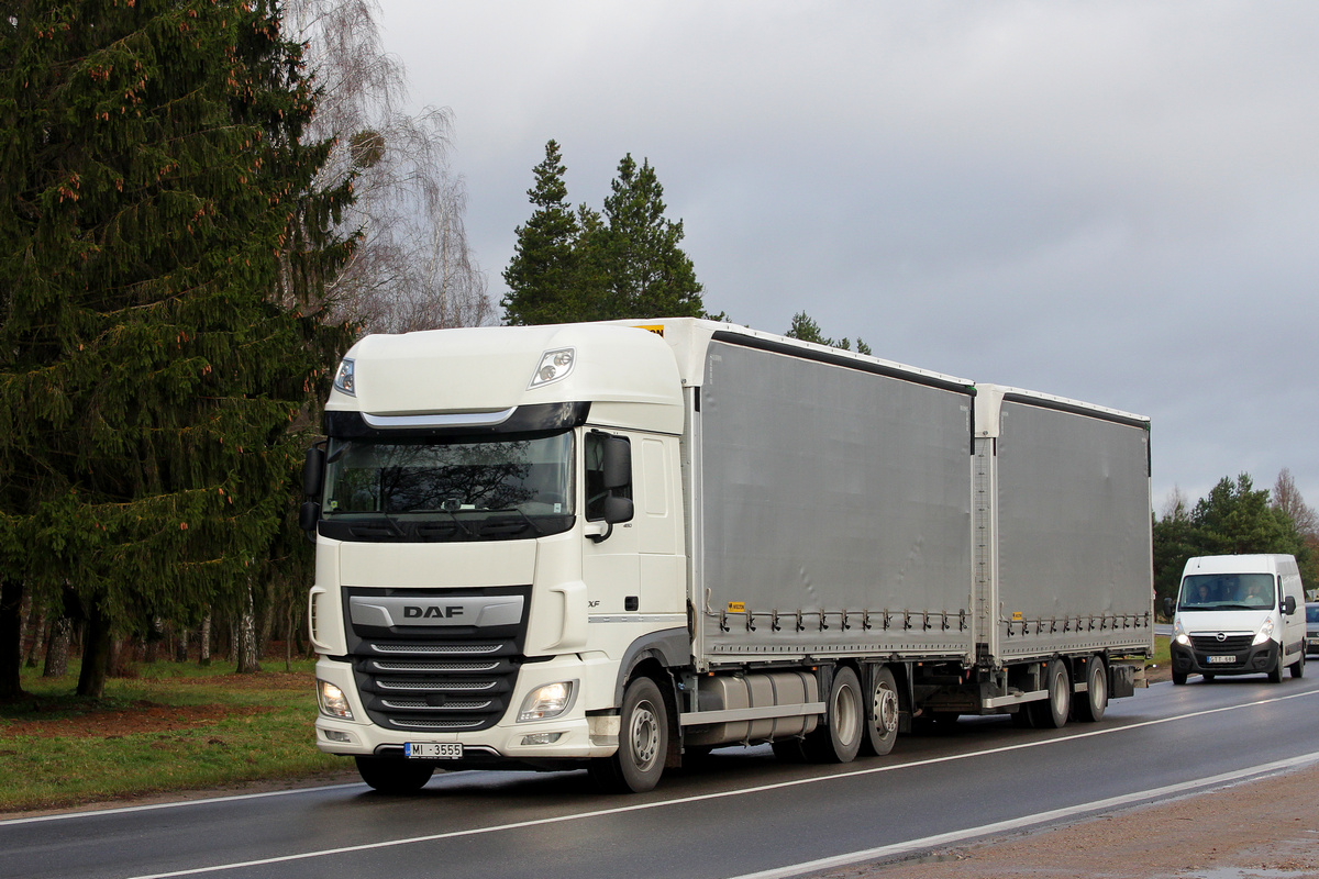 Латвия, № MI-3555 — DAF XF Euro6 FAR