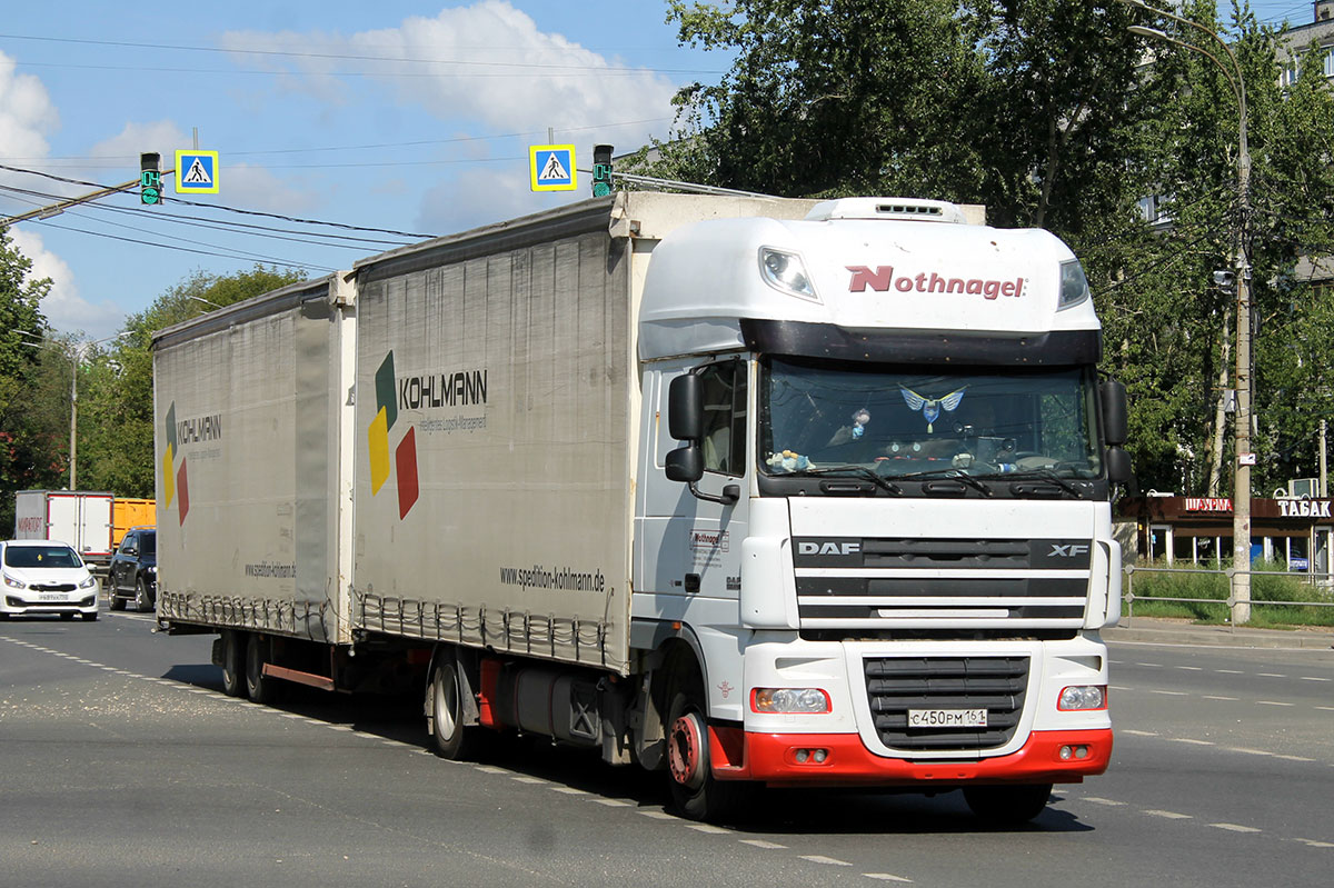 Ростовская область, № С 450 РМ 161 — DAF XF105 FA