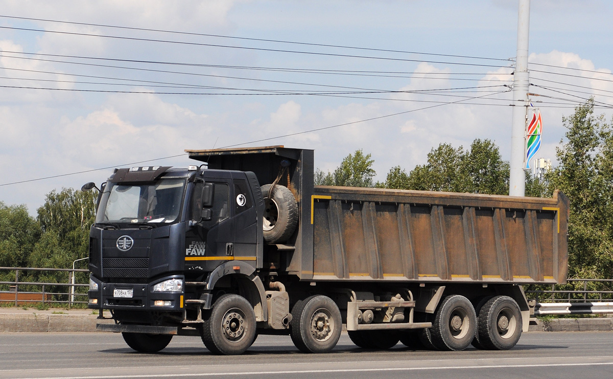 Омская область, № А 708 НА 155 — FAW J6 CA3310