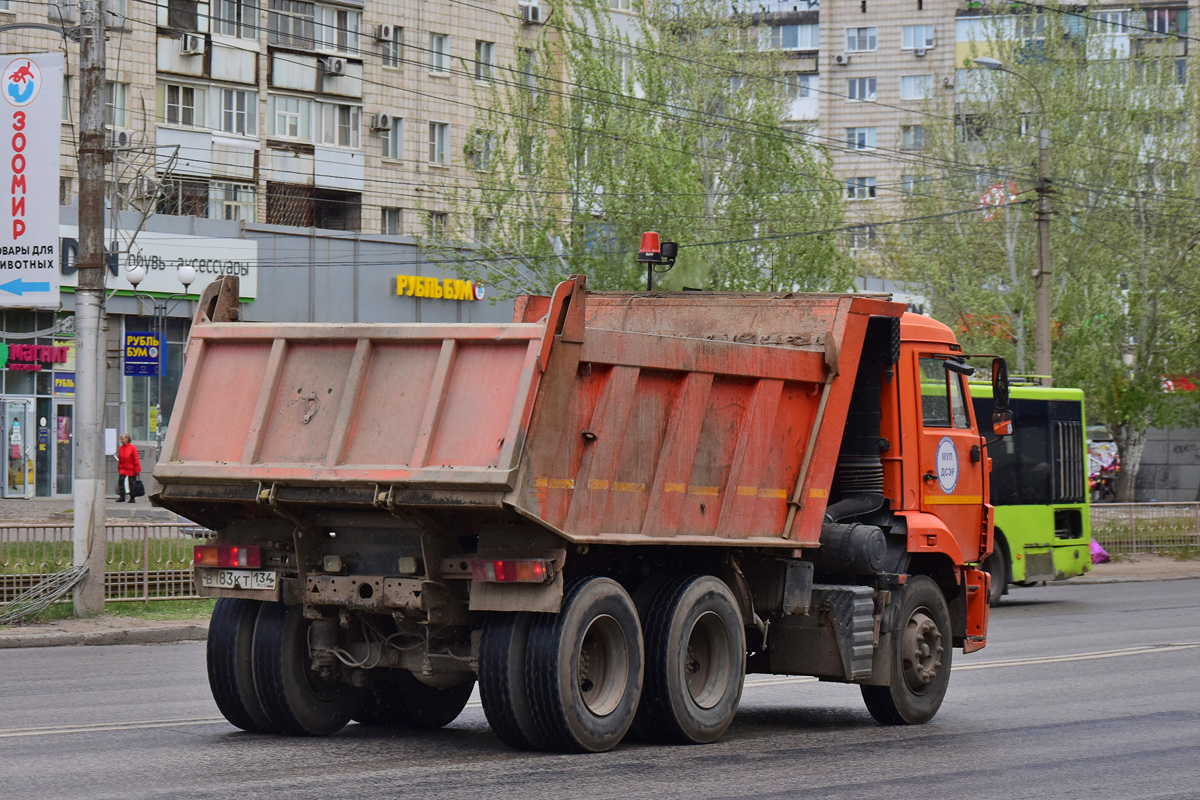 Волгоградская область, № В 183 КТ 134 — КамАЗ-65115-L4(19)