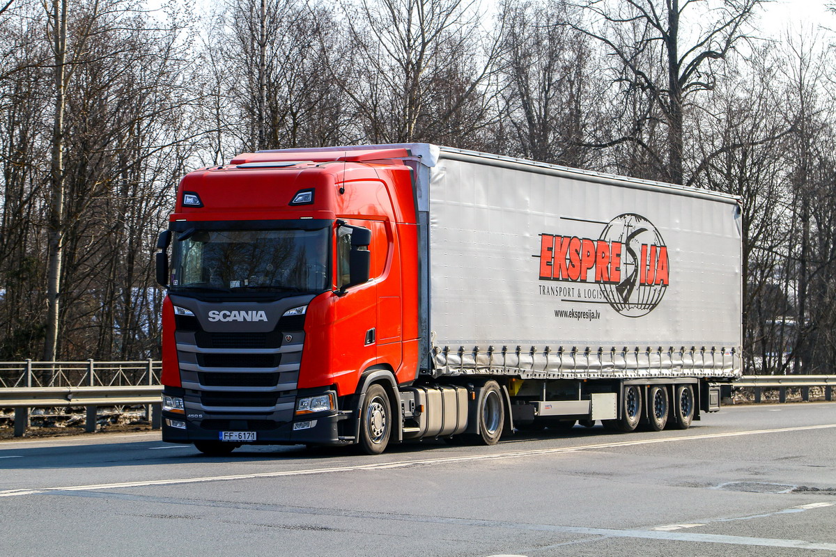 Латвия, № FF-6171 — Scania ('2016) S450