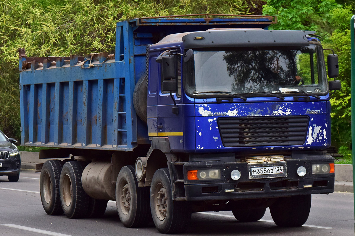 Волгоградская область, № М 355 ОВ 134 — Shaanxi Shacman F2000 SX331x