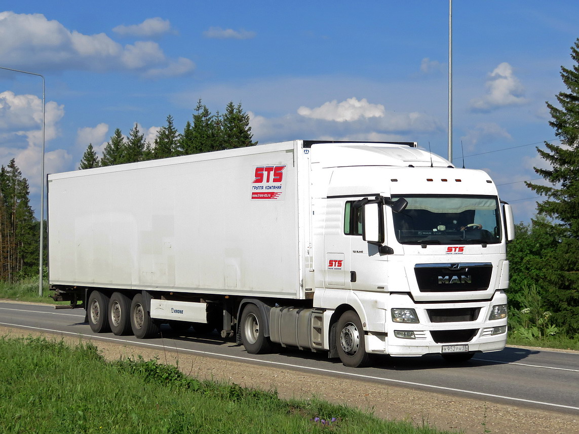 Омская область, № У 952 РН 55 — MAN TGX ('2007) 18.440