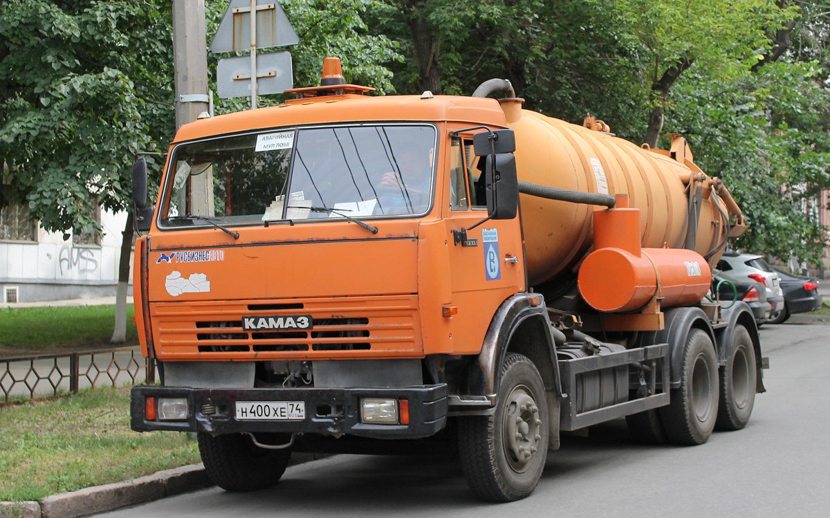 Челябинская область, № Н 400 ХЕ 74 — КамАЗ-53215-15 [53215R]