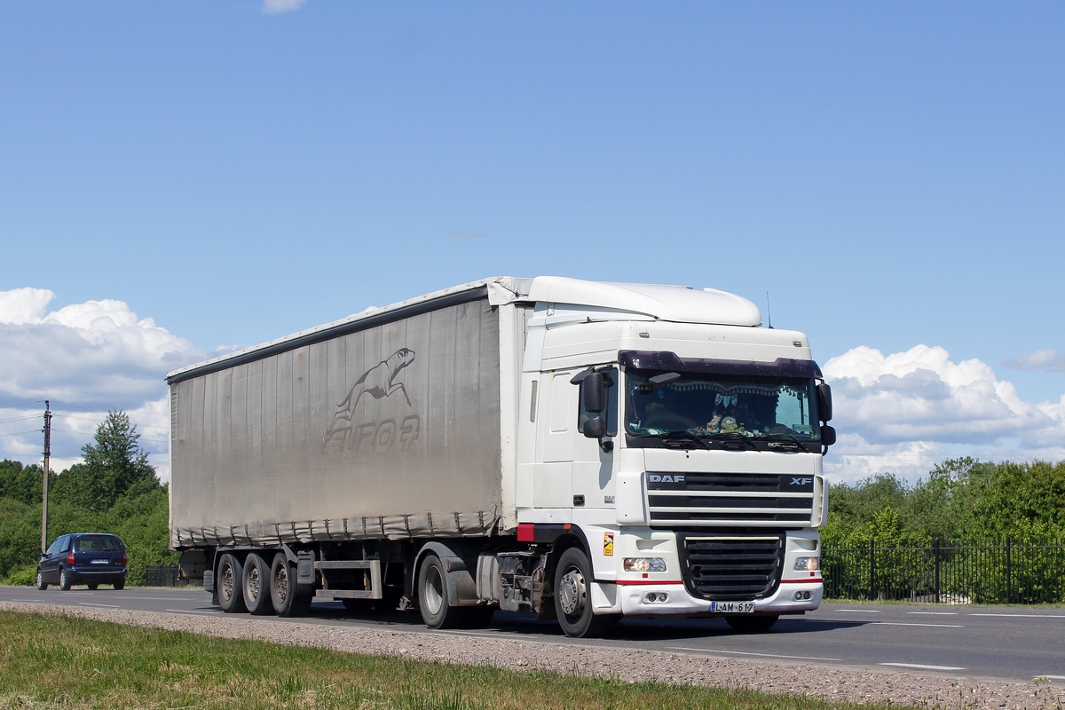 Литва, № LAM 617 — DAF XF105 FT