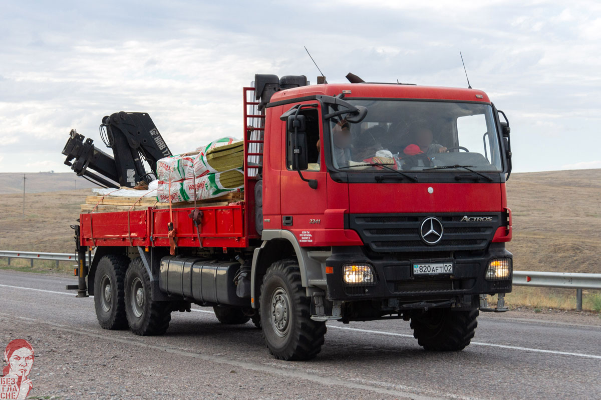 Алматы, № 820 AFT 02 — Mercedes-Benz Actros ('2003) 3341