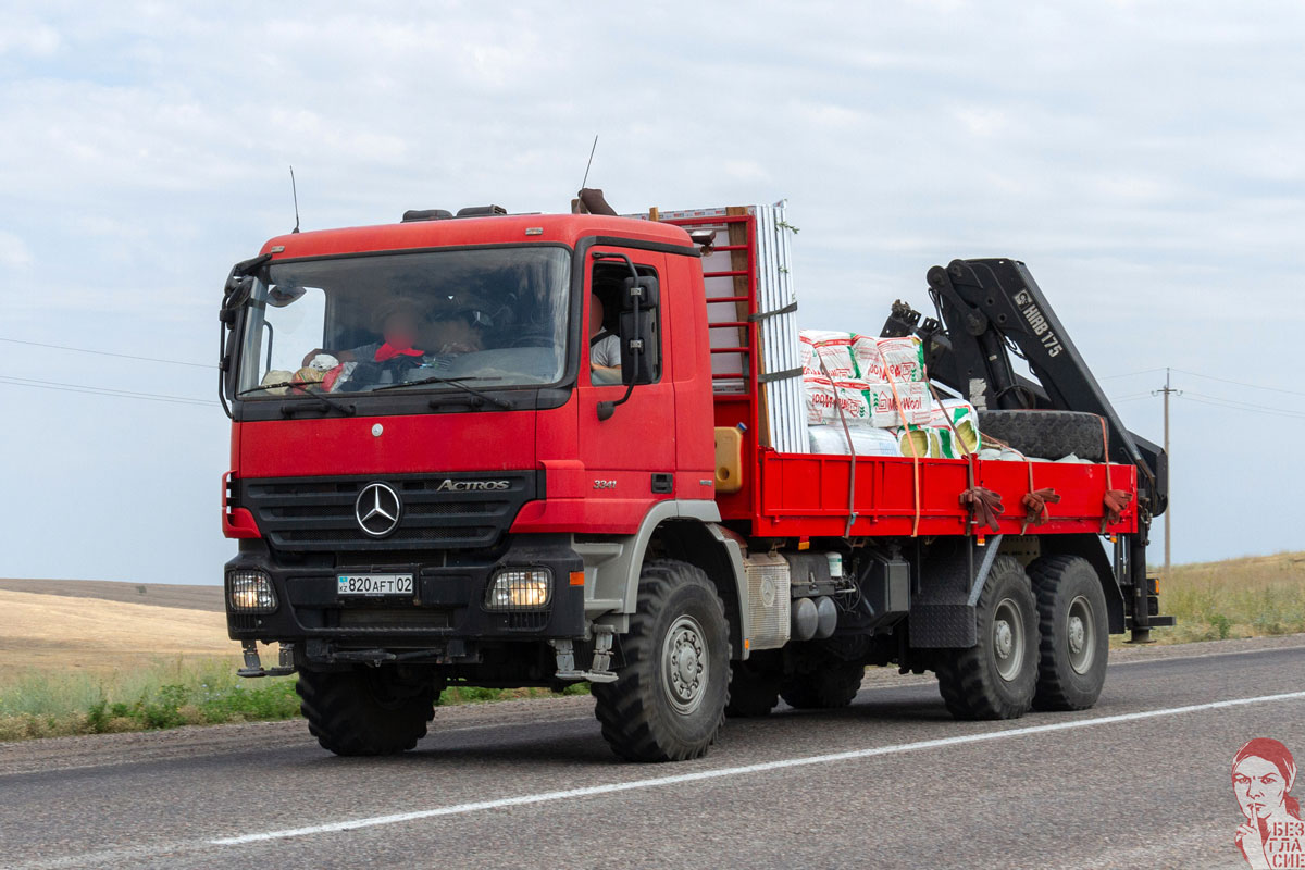 Алматы, № 820 AFT 02 — Mercedes-Benz Actros ('2003) 3341