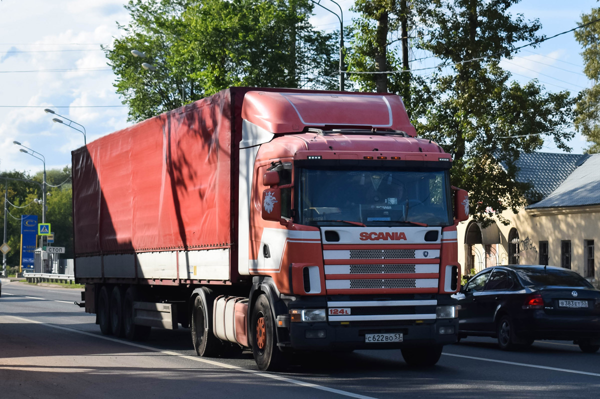 Новгородская область, № С 622 ВО 53 — Scania ('1996) R124L