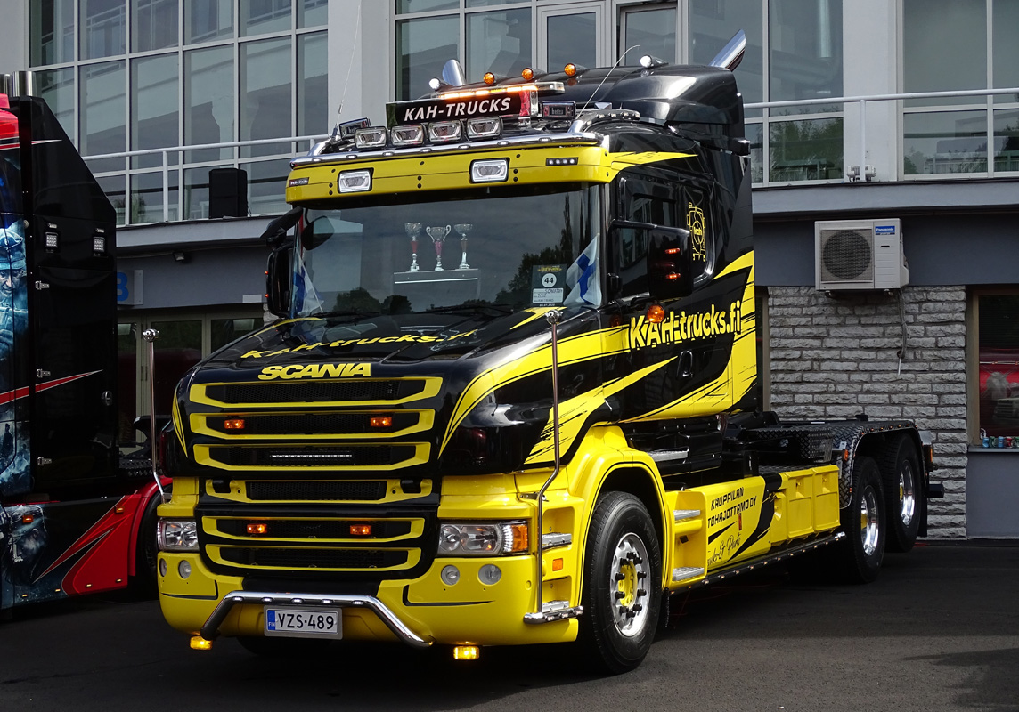 Финляндия, № VZS-489 — Scania ('2013) T-Series (общ.м); Эстония — Tallinn Truck Show 2023