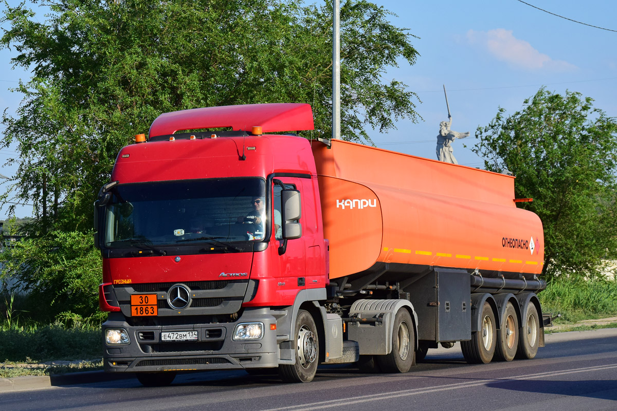 Волгоградская область, № Е 472 ВМ 134 — Mercedes-Benz Actros '09 1841 [Z9M]