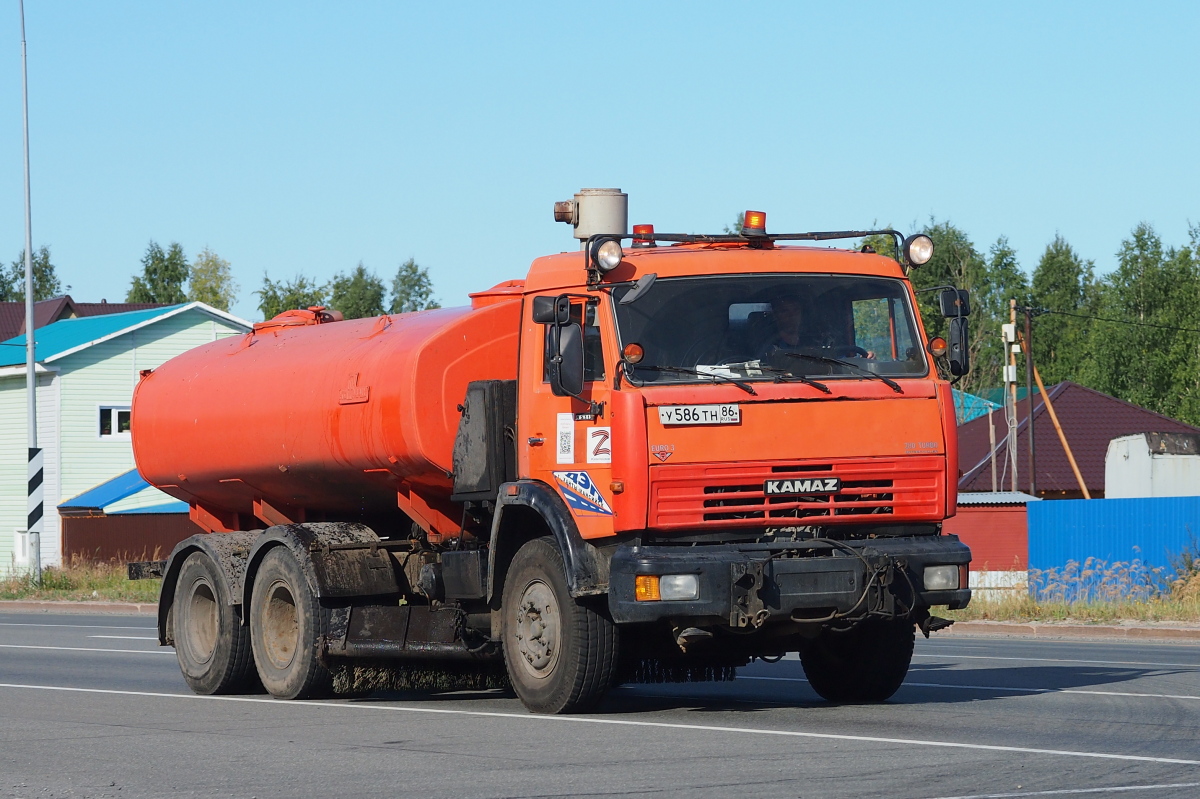 Ханты-Мансийский автоном.округ, № У 586 ТН 86 — КамАЗ-65115-62