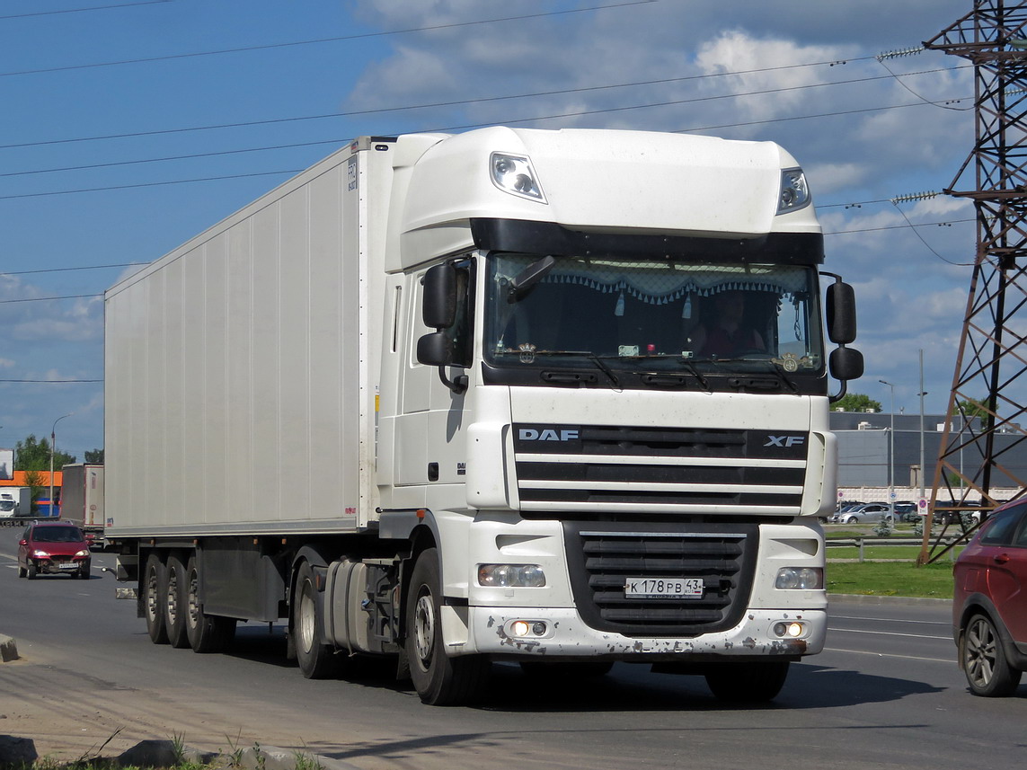 Кировская область, № К 178 РВ 43 — DAF XF105 FT