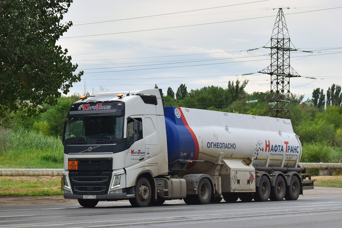 Московская область, № К 687 КУ 154 — Volvo ('2012) FH.460 [X9P]