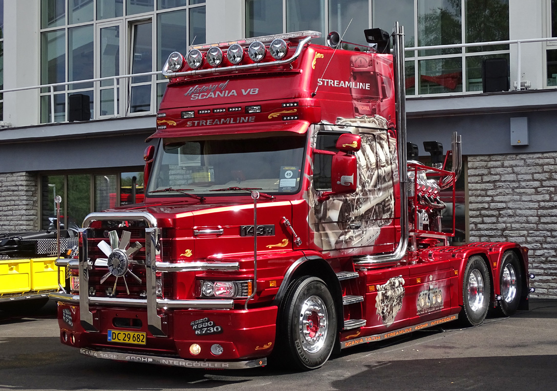 Дания, № DC 29 682 — Scania (II) T-Series 143H; Эстония — Tallinn Truck Show 2023