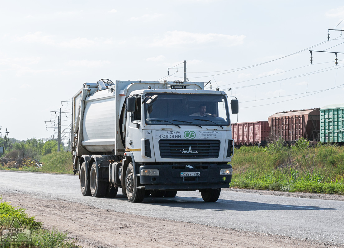 Алматинская область, № 055 AJZ 05 — МАЗ-6312 (общая модель)