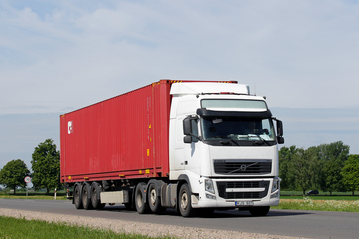 Литва, № KJS 607 — Volvo ('2008) FH.460