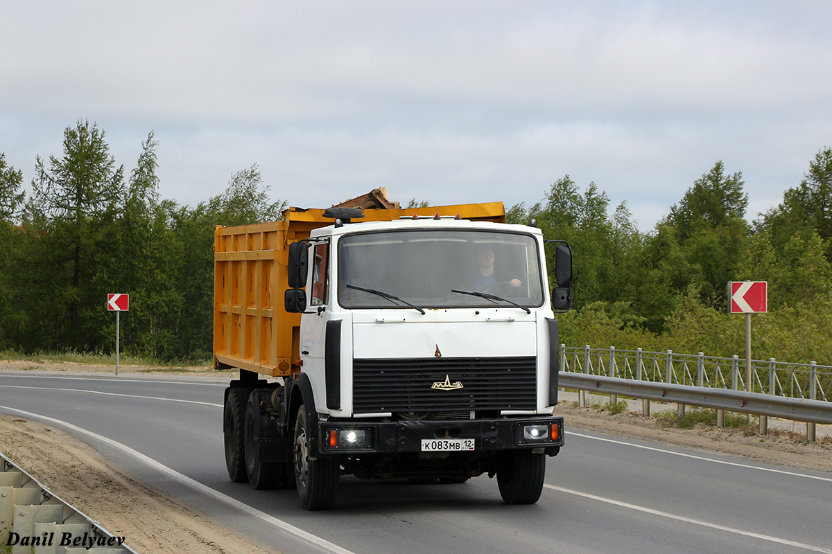 Ненецкий автономный округ, № К 083 МВ 12 — МАЗ-5516A5