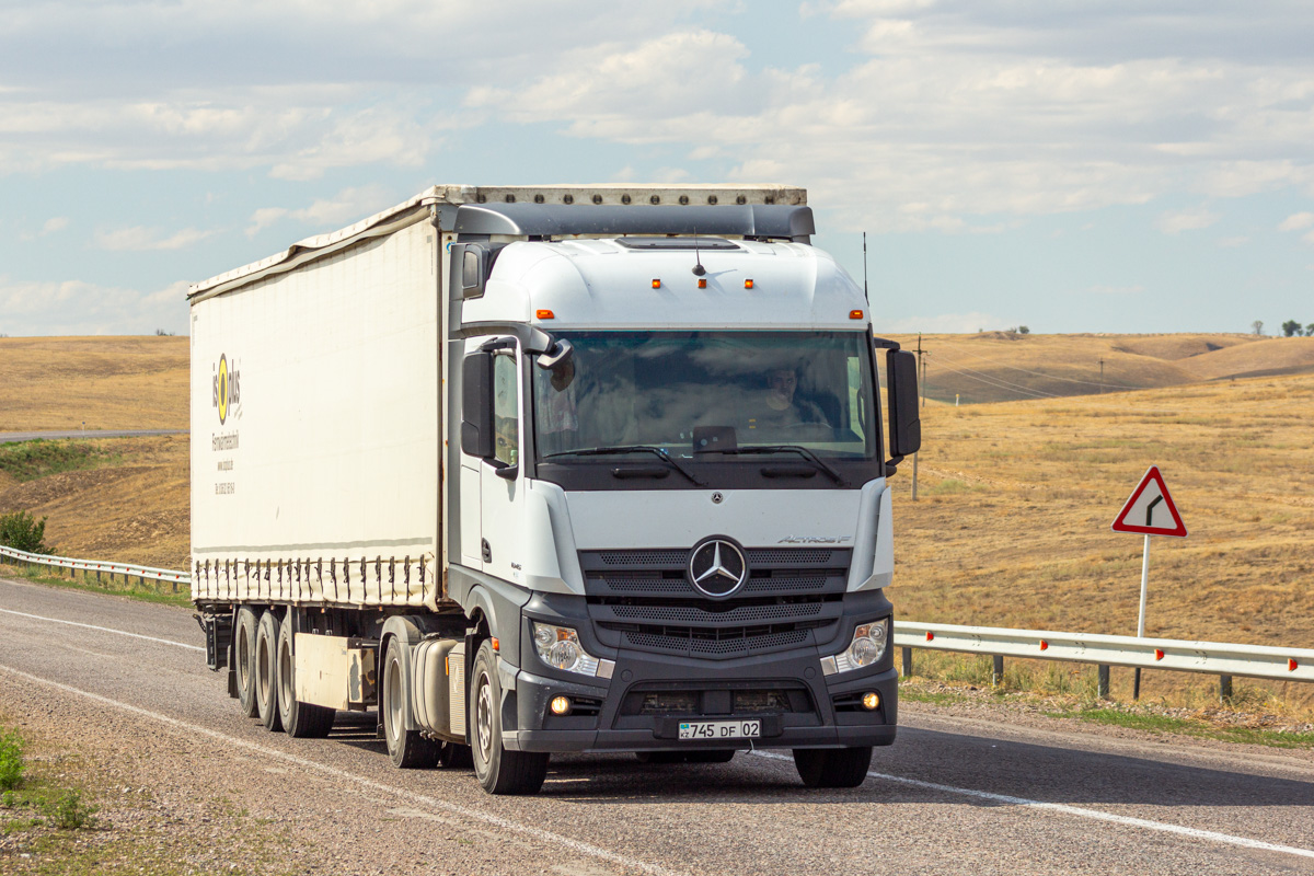 Алматы, № 745 DF 02 — Mercedes-Benz Actros ('2018) 1845