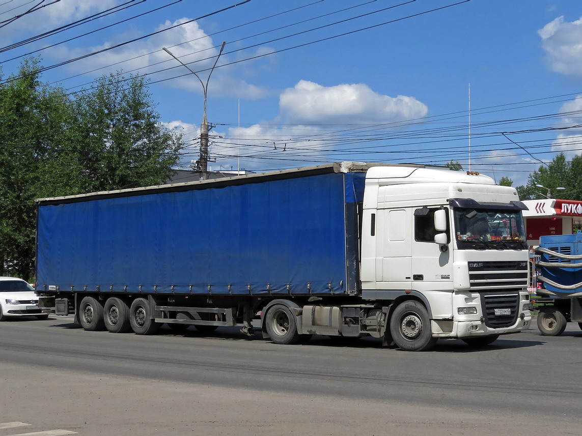 Кировская область, № Н 722 ОМ 43 — DAF XF105 FT