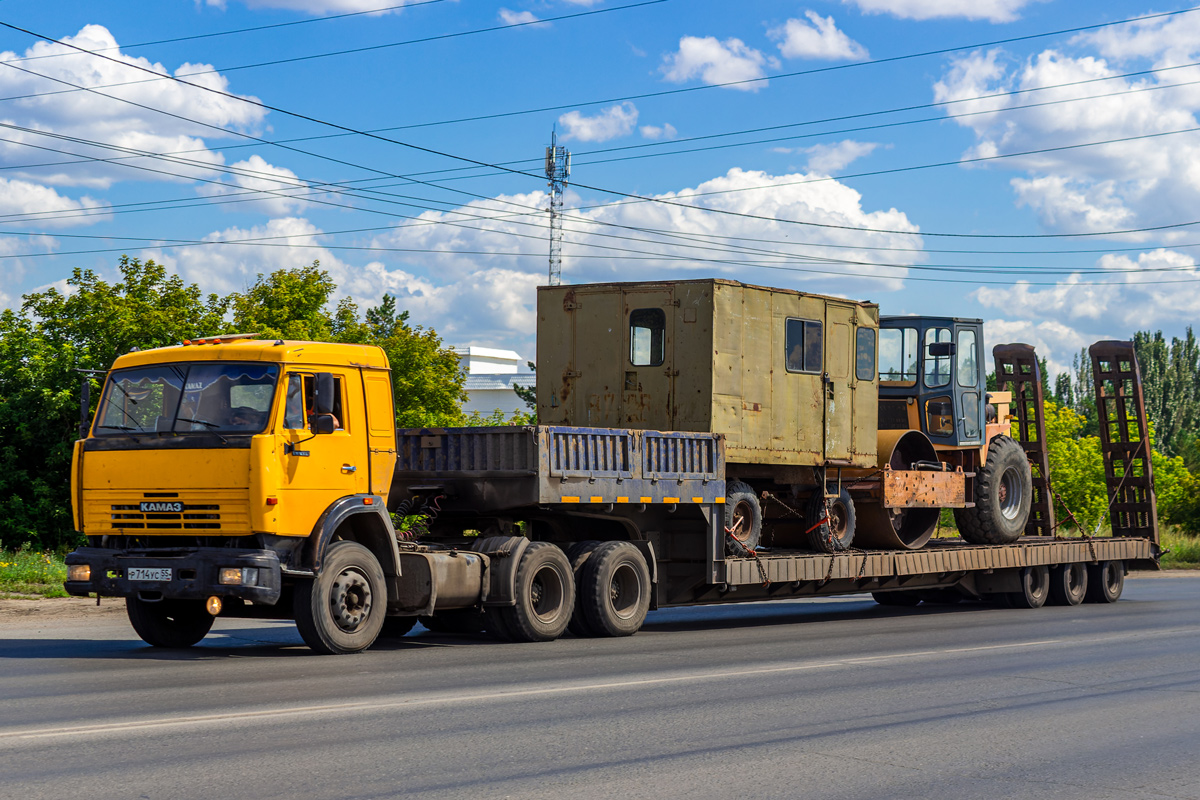 Омская область, № Р 714 УС 55 — КамАЗ-54115-15 [54115R]