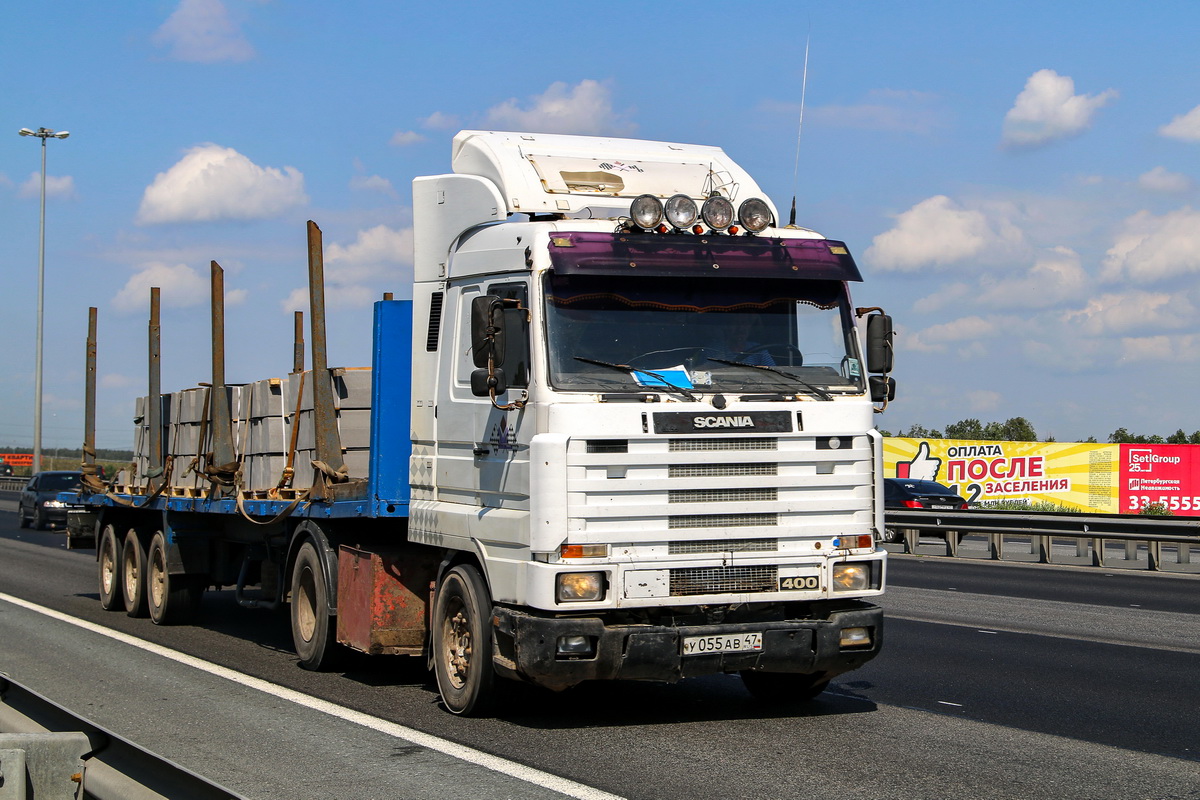 Ленинградская область, № У 055 АВ 47 — Scania (III) (общая модель)