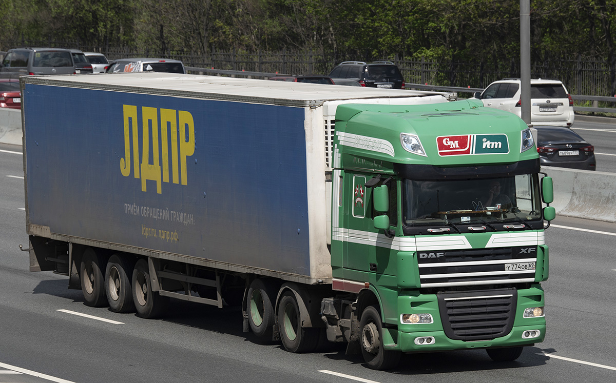 Тверская область, № У 774 ОВ 69 — DAF XF105 FTS