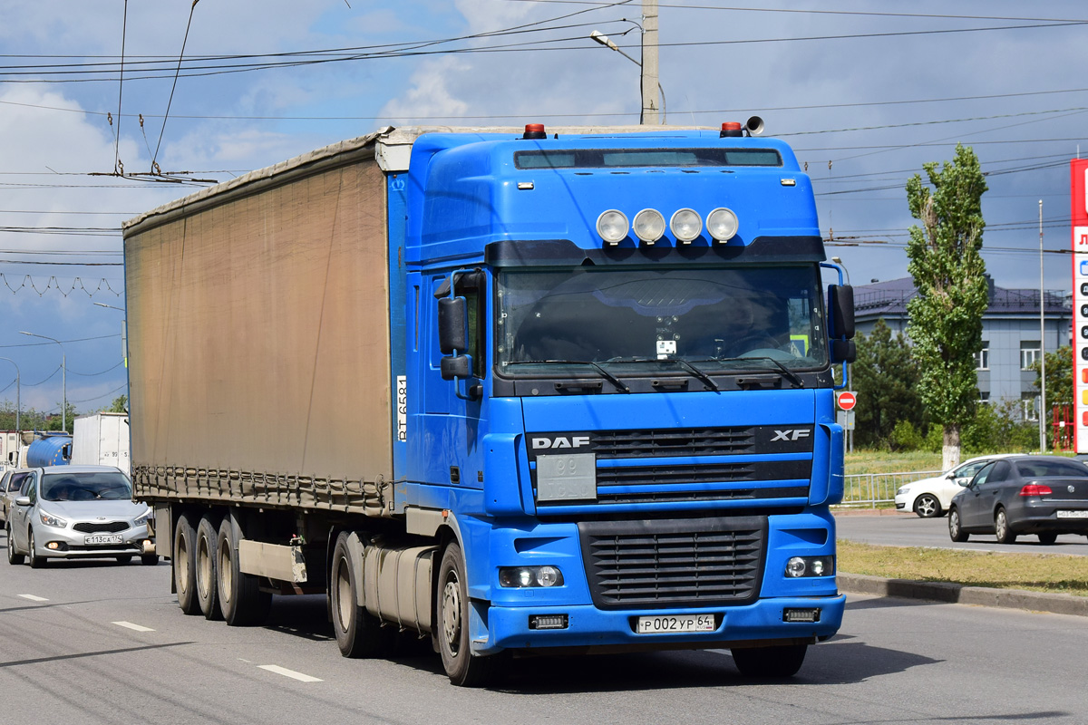 Саратовская область, № Р 002 УР 64 — DAF XF95 FT