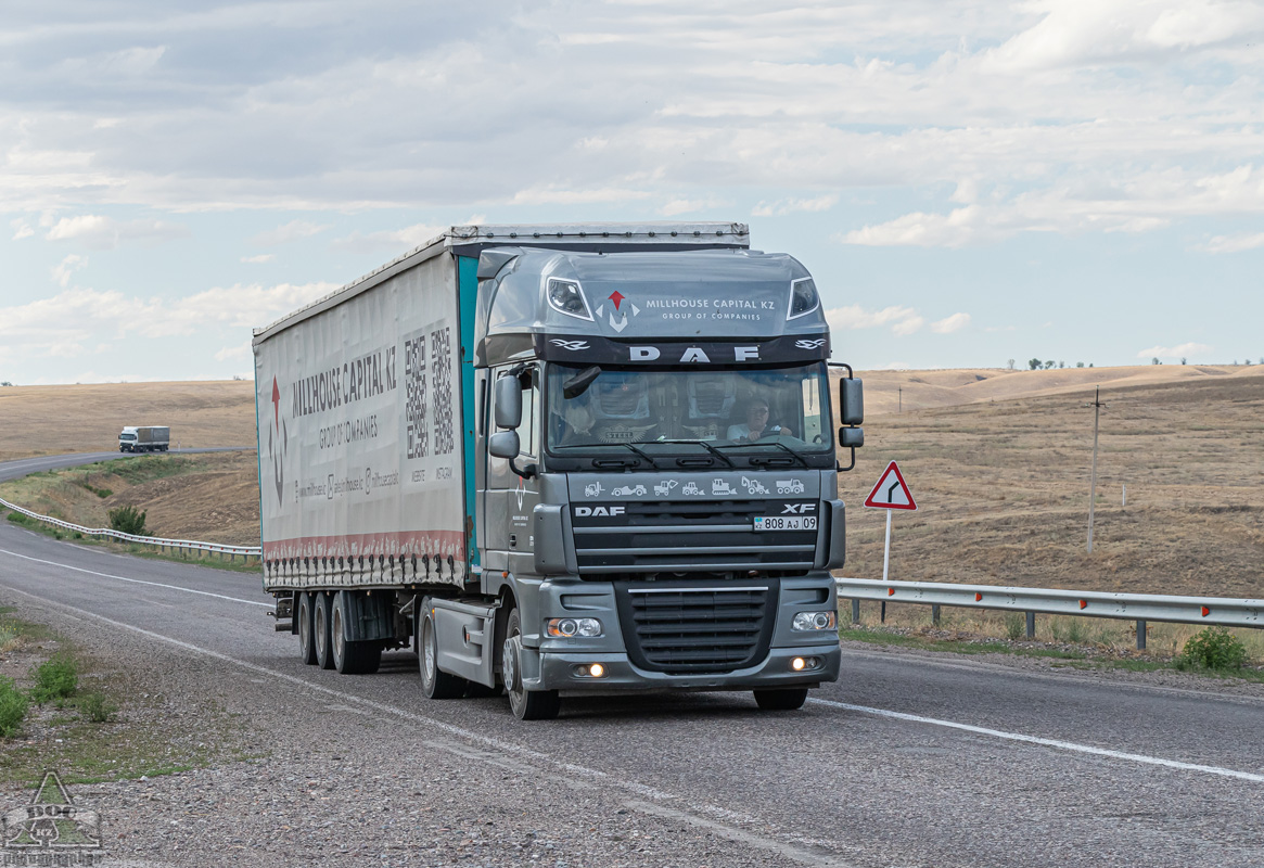 Карагандинская область, № 808 AJ 09 — DAF XF105 FT