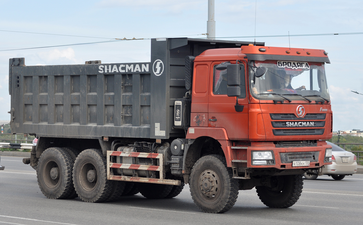 Омская область, № А 108 КН 155 — Shaanxi Shacman F3000 SX325x