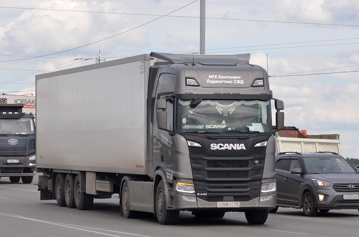 Омская область, № У 208 ТС 55 — Scania ('2016) R440