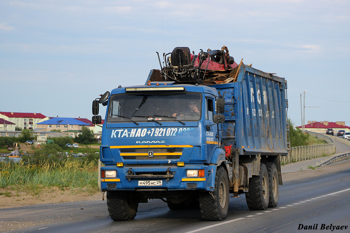 Архангельская область, № М 495 НС 29 — КамАЗ-43118-46