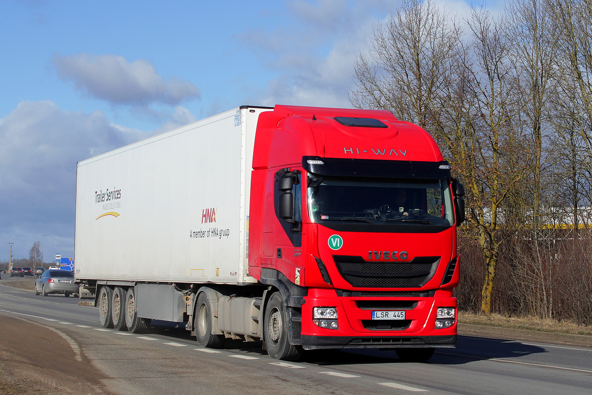 Литва, № LSR 445 — IVECO Stralis ('2012) 460