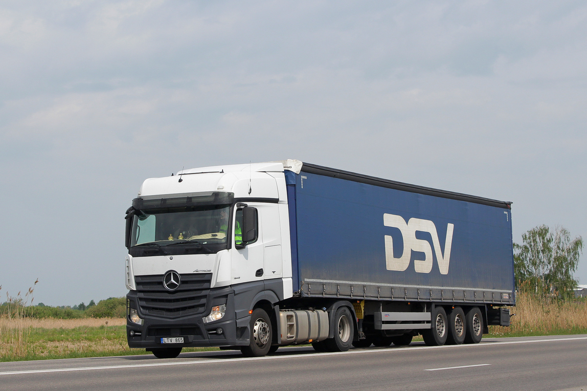 Литва, № LTV 865 — Mercedes-Benz Actros ('2011)