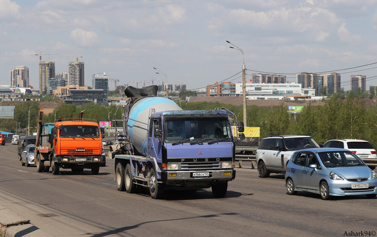 Красноярский край, № А 766 СА 124 — Mitsubishi Fuso (общая модель)