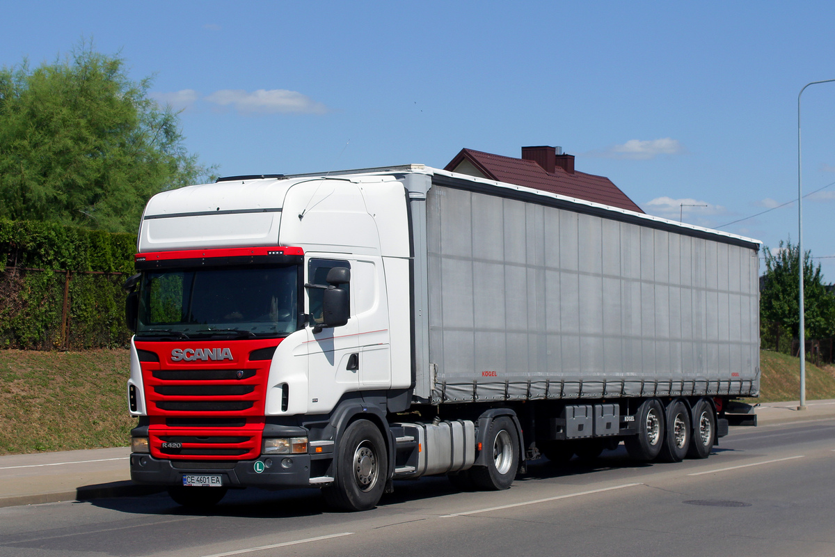 Черновицкая область, № СЕ 4601 ЕА — Scania ('2009) R420