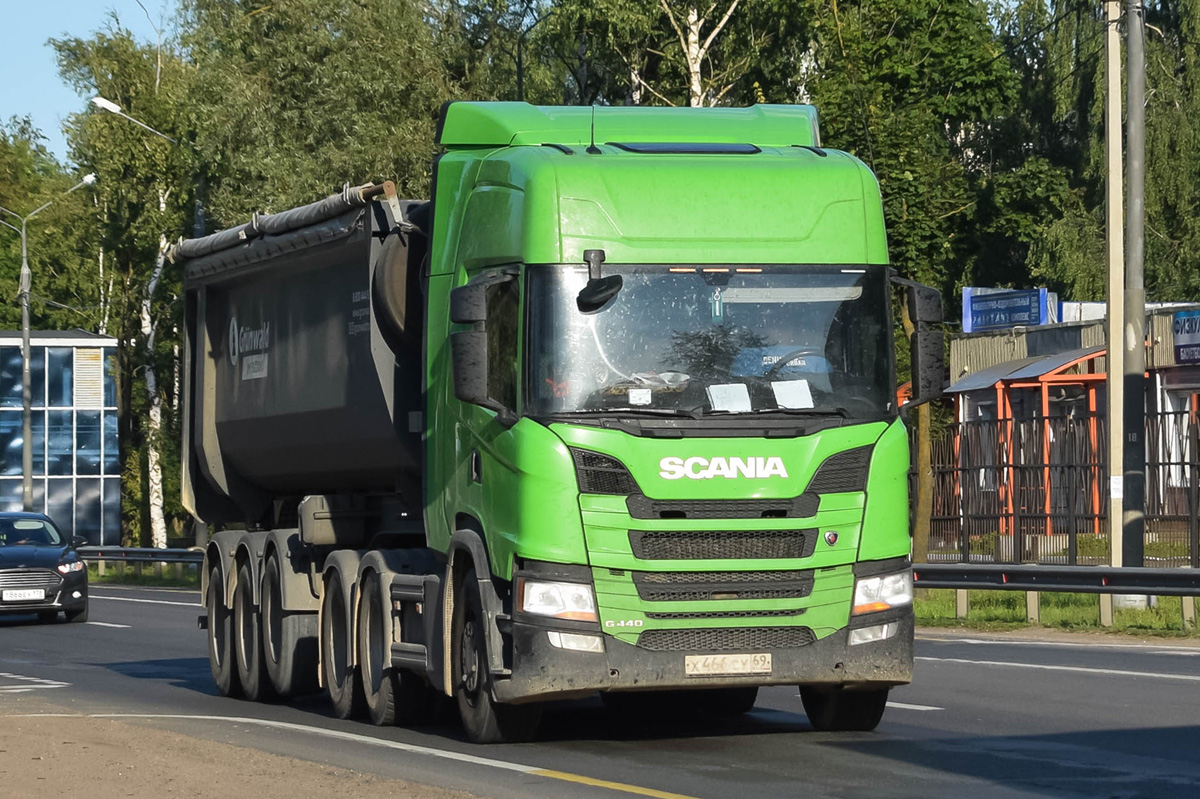 Тверская область, № Х 466 СУ 69 — Scania ('2016) G440