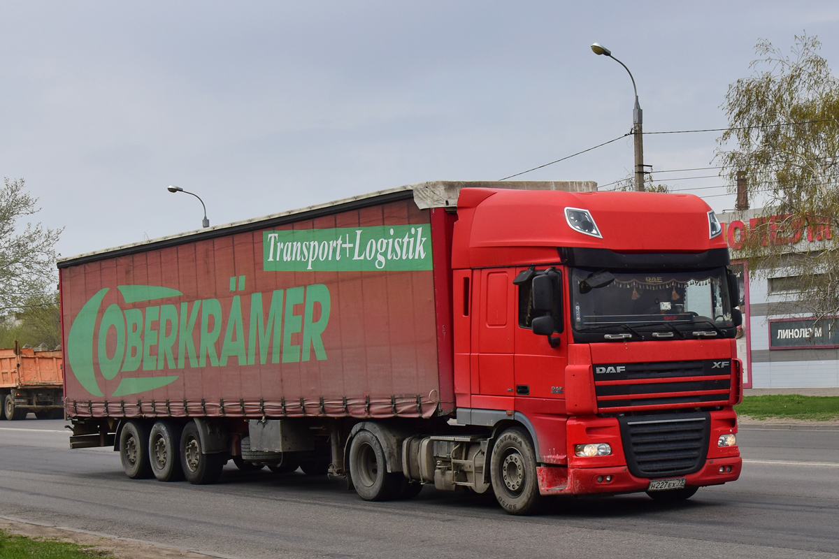 Ульяновская область, № Н 227 ЕХ 73 — DAF XF105 FT