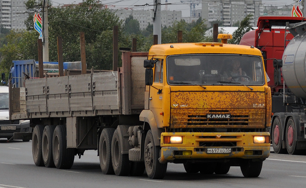 Омская область, № М 697 ХО 55 — КамАЗ-65116 [651160]