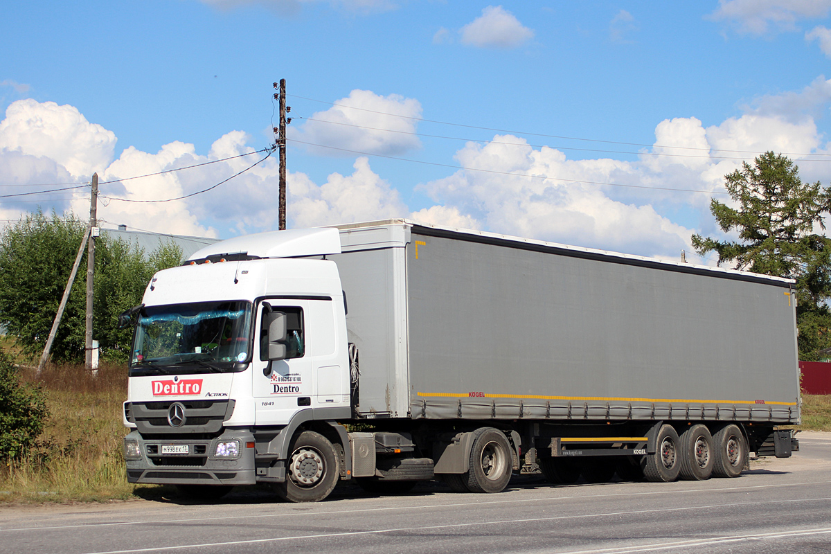 Мордовия, № М 998 ЕХ 13 — Mercedes-Benz Actros '09 1841 [Z9M]