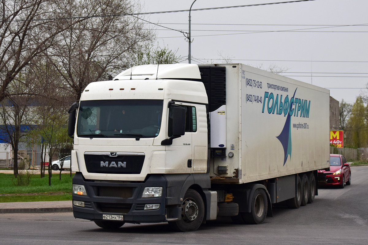 Саратовская область, № В 213 МХ 164 — MAN TGX ('2007) 18.400