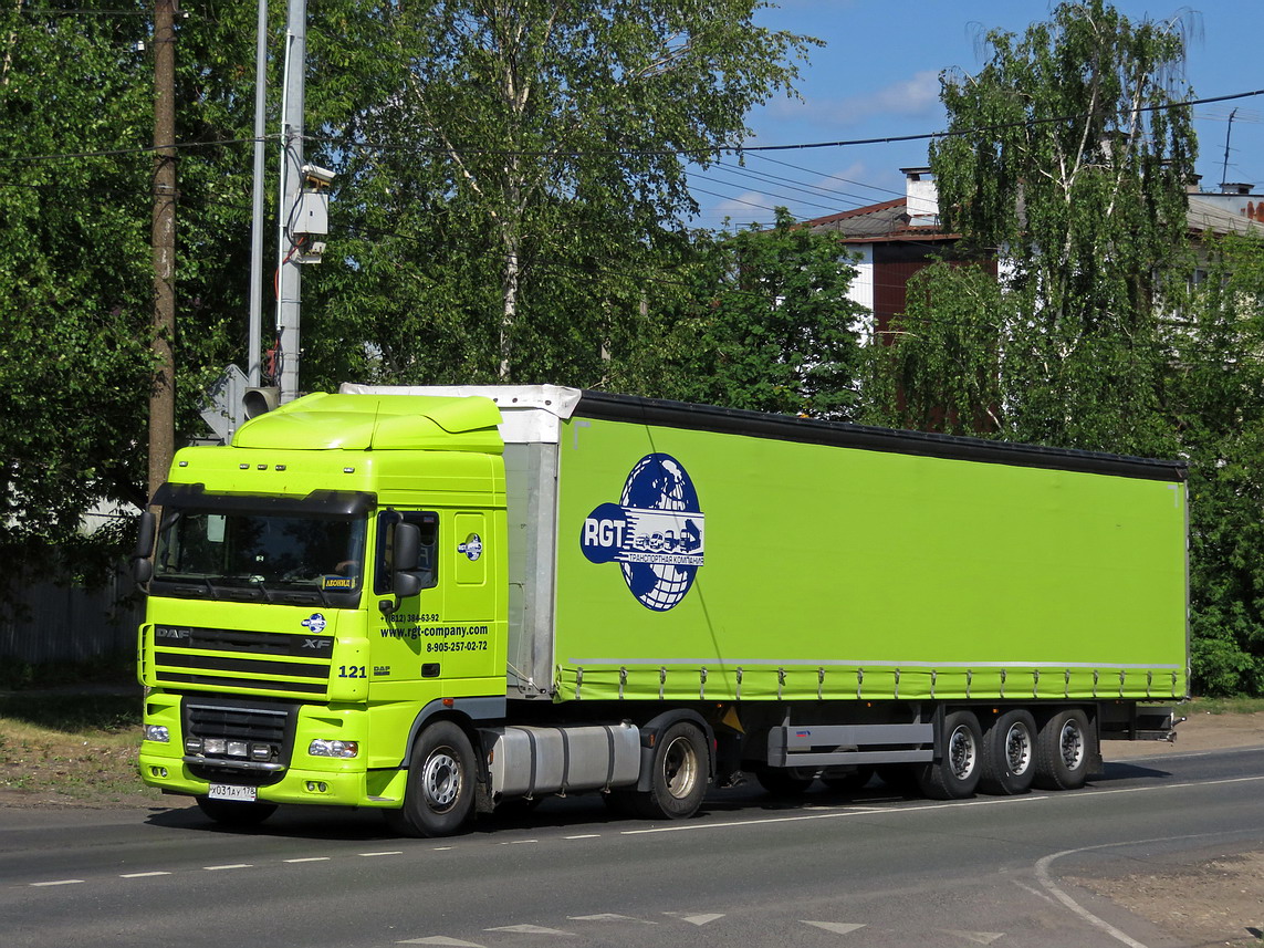 Санкт-Петербург, № Х 031 АУ 178 — DAF XF105 FT