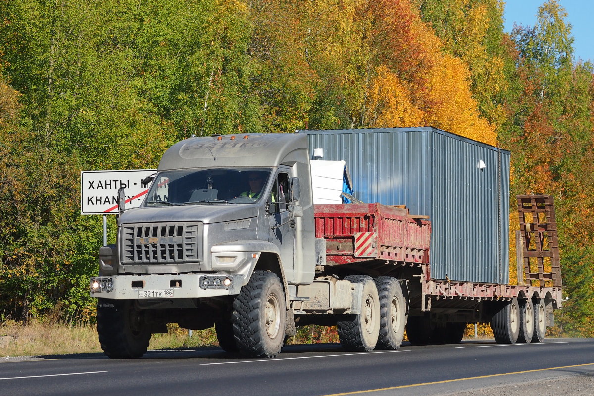 Ханты-Мансийский автоном.округ, № Е 321 ТК 186 — Урал NEXT 4320-74