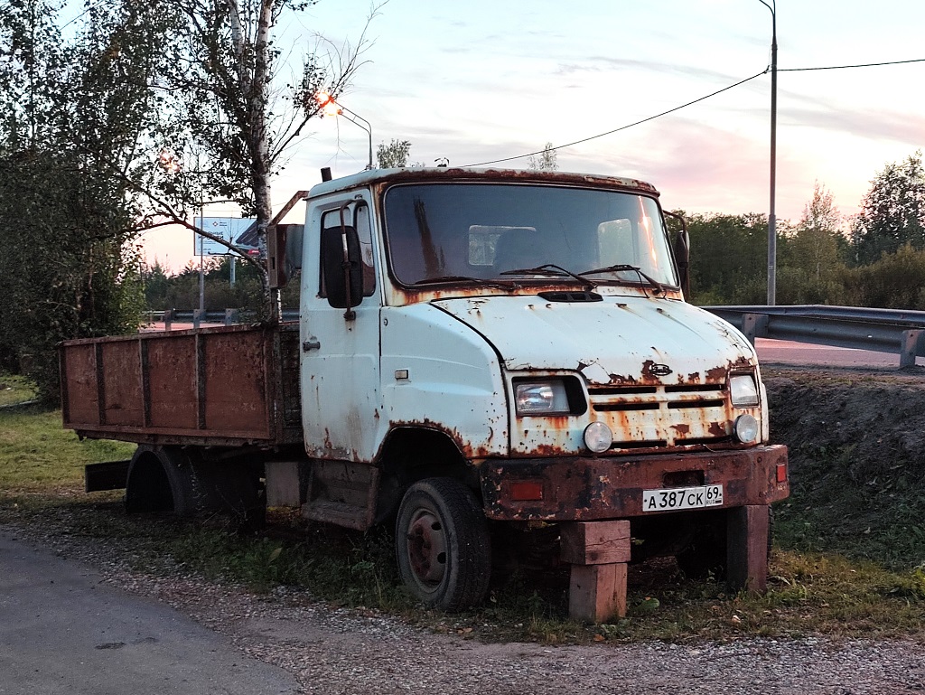 Тверская область, № А 387 СК 69 — ЗИЛ-5301АО "Бычок"